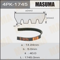Ремень поликлиновый 4PK1745 MASUMA