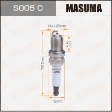 Свеча зажигания MASUMA BKR5E-11 (6953)