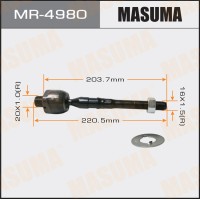Тяга рулевая Nissan Pathfinder (R51) 05-14, Navara (D40) 05- MASUMA MR-4980