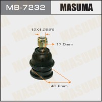 Шаровая опора Mitsubishi Carisma 95-, Pajero IO/Pinn 98-07 Masuma MB-7232