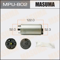 Насос топливный Subaru 1.5-2.0 (+сетка MPU001) Masuma MPU-802