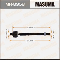 Тяга рулевая Nissan X-Trail (T32) 13- Masuma MR-8958