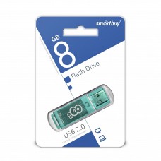 Флэш USB 8Gb Smart Buy Glossy series Green