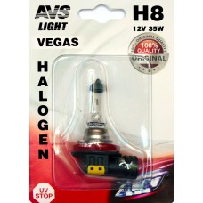 Лампа 12 В H8 35 Вт галогенная блистер Vegas AVS A78484S