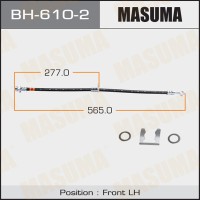 Шланг тормозной Honda Civic (FD) 05-12 передний левый Masuma BH-610-2