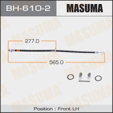 Шланг тормозной Honda Civic (FD) 05-12 передний левый Masuma BH-610-2