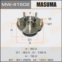 Ступица Mazda 6 (GG) 02-08, Premacy 99-05, MPV 99-06, 323 98-04 задняя (+ABS) MASUMA MW-41502