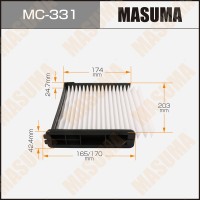 Фильтр салона Nissan Tiida 04-, Note 05-, Wingroad 05- MASUMA MC-331