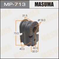 Втулка стабилизатора Nissan March (K12) 02-10, Micra 02-10, Tiida 11- переднего MASUMA MP-713