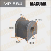 Втулка стабилизатора Toyota Caldina 92-, Carina 96-01, Corona 92- заднего MASUMA MP-584