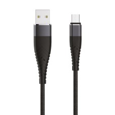 Кабель USB 2.0/microUSB Solid 1,2 м 2.1 А черный Olmio