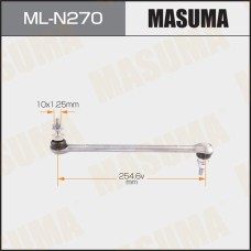 Стойка стабилизатора Nissan Micra 02-10, Cube (Z11, Z12) 02-, Note 05-, Tiida переднего Masuma алюм. ML-N270