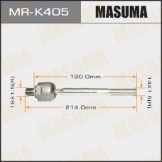 Тяга рулевая Hyundai Verna 02-; Kia Rio (JB) 05-12 Masuma MR-K405