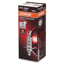 Лампа 12 В H1 55 Вт дальнего света +100% Night Breaker Silver Osram