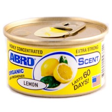 Ароматизатор на панель Abro органик лимон без крышки AS-560-LE
