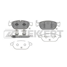 Колодки тормозные Audi A6 II, IV 10-, A7 10-, A8 III 09- передние дисковые (GDB1897) Zekkert BS-2425