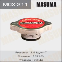 Крышка радиатора MASUMA 1.4 kg/cm2 MOX211