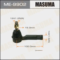 Наконечник рулевой Mazda CX-5 11-17 MASUMA ME9902
