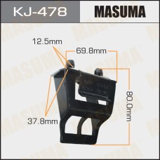 Клипса MASUMA KJ-478 упаковка 2 шт.