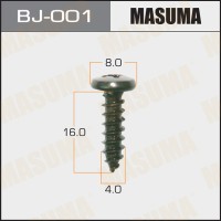 Саморез 4 x 16 мм 20 шт. MASUMA BJ-001