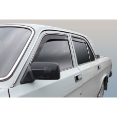 Дефлекторы на боковые стекла ГАЗ 3110 вставные Azard DEF00005