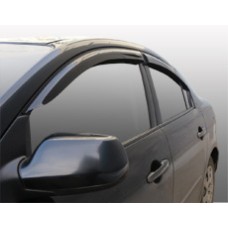 Дефлекторы на боковые стекла Mazda 3 I (BK) 03-08 накладные 4 шт. Corsar DEF00428