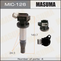Катушка зажигания Toyota Passo 10-, Subaru Pleo 10- (1KRFE; KF#) Masuma MIC-126