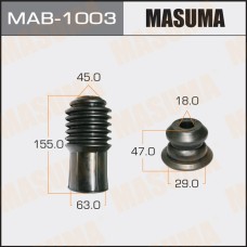 Пыльник амортизатора с отбойником универсальный D=18, H=47 MASUMA MAB-1003