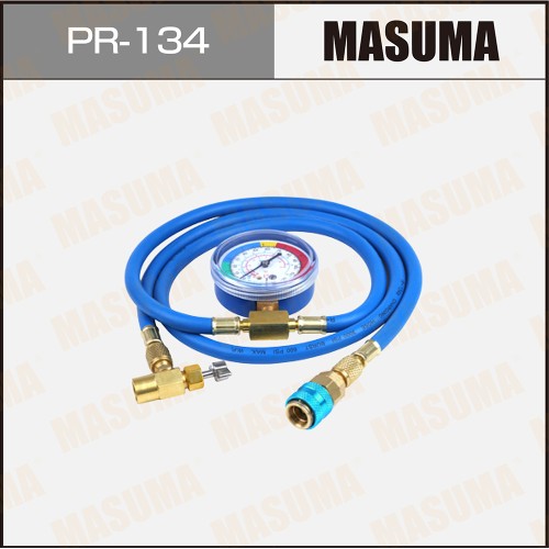 Шланг заправки автокондиционера с манометром Masuma PR-134