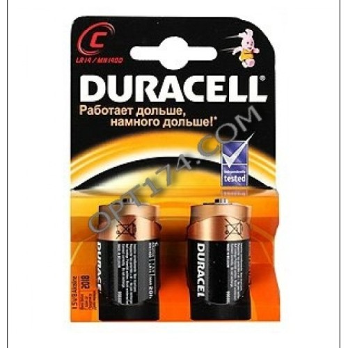 Батарейка R14 Duracell 2 шт.