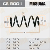 Пружина подвески Honda Fit/Jazz (GD) .01-08 задняя Masuma CS-5004