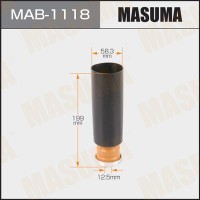 Пыльник амортизатора Toyota Corolla (E120) 00-06 пластик заднего MASUMA MAB-1118