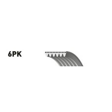 Ремень поликлиновый 6PK985 Gates
