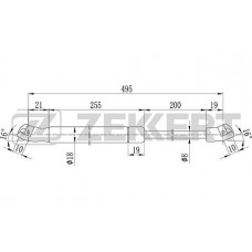 Амортизатор багажника ZEKKERT GF1073 Skoda Octavia (1U2) 96-