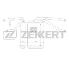 Радиатор отопителя Daewoo Nexia 94-08 Zekkert MK-5030