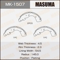 Колодки тормозные MASUMA MK-1507 барабанные
