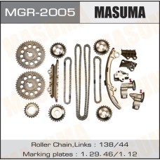 Комплект цепи ГРМ Nissan Maxima (A32, A33) 94-06, Cefiro 94-03, Presage 98- (VQ20,VQ25,VQ30) MASUMA MGR-2005