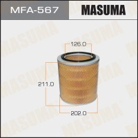 Фильтр воздушный MASUMA MFA567 (1/12)