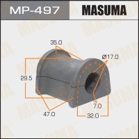 Втулка стабилизатора Mitsubishi Galant 96-06, Legnum 96- переднего MASUMA