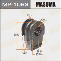 Втулка стабилизатора Nissan Qashqai (J10) 06-13, Juke 10- переднего D=23 MASUMA MP-1083