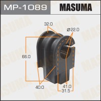 Втулка стабилизатора Nissan Tiida 07- переднего D=22 MASUMA MP-1089