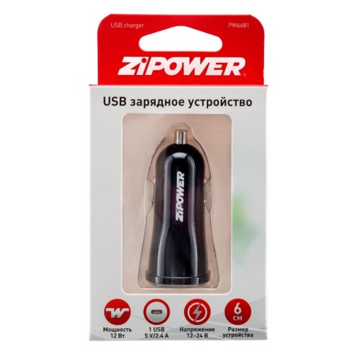 Зарядное устройство Zipower 2,4 А PM6681
