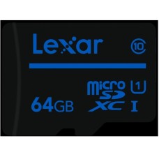 Карта памяти Micro 64GB SDXC Lexar Class 10 без адаптера