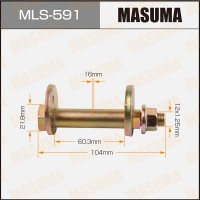 Болт эксцентрик Mitsubishi Pajero 99-06 MASUMA MLS-591
