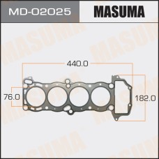 Прокладка ГБЦ Nissan Sunny 91-98 (GA16DE, GA15DS) толщина 1,60 MASUMA MD-02025