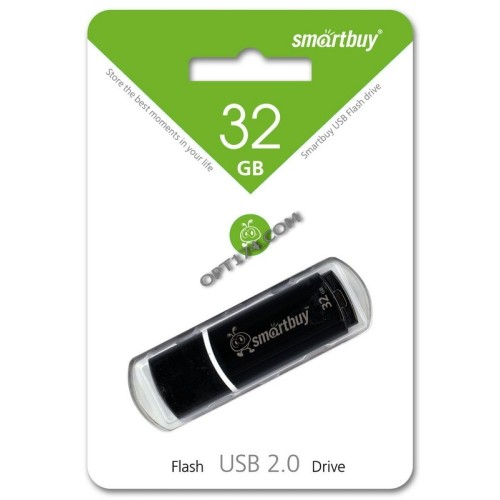 Флэш USB 32Gb Smart Buy Crown Black
