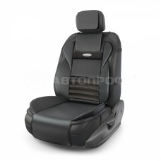 Накидка на сиденье Autoprofi Multi Comfort ортопедическая экокожа черная MLT-320G BK