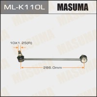 Стойка стабилизатора Kia Rio (JB) 05-11; Hyundai Accent (MC) 06-10 переднего MASUMA левая ML-K110L