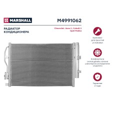 Радиатор кондиционера MARSHALL M4991062 Chevrolet Aveo II 11- / Cobalt II 11-; Opel Mokka 12- (M4991062)