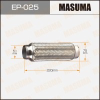 Гофра глушителя 51 x 220 Masuma EP025